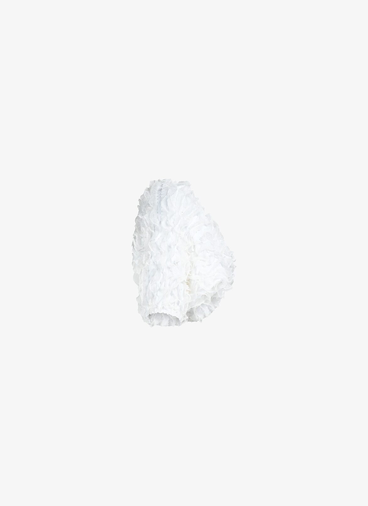 Ruffled Cardigan ALAÏA WHITE RUFFLED CARDIGAN